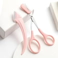 thumbnail image 2 of Comb Eyebrow Scissors Beauty Scissors Eyebrow Trimming 3 Meniscus Pieces J8J8, 2 of 9