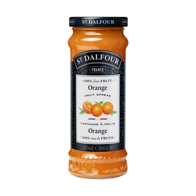 St. Dalfour Orange Marmalade Fruit Spread, Jar 284 g