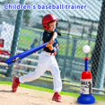 thumbnail image 3 of EASTIN Children‘s Pitching Machine Children‘s Baseball Trainer Baseball Toy Launcher Parent Child Interaction Foot Stepping, 3 of 3