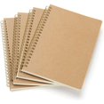 thumbnail image 1 of B5 Classic Notebooks Double Spiral Pack, Notepad Notebook Drawing Kraft Cover Su, 1 of 5
