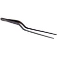 thumbnail image 3 of O'Creme 8 Inch Black Stainless Steel Precision Kitchen Culinary Offset Tweezer Tongs, 3 of 6
