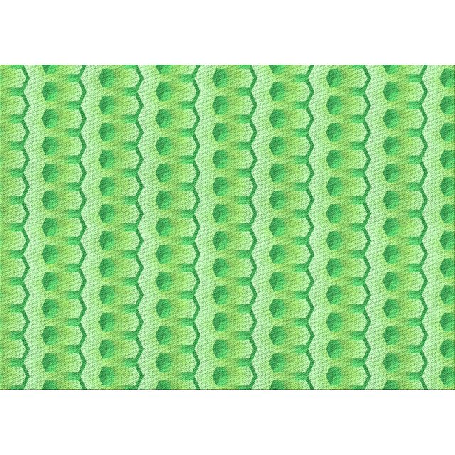 Ahgly Company Tapis Rectangulaire Lavable en Machine Intérieur Vert Transitionnel, 2 Pieds x 3 Pieds