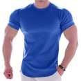 thumbnail image 2 of XZNGL Mens Sports Running Basketball Training Suit Quick-drying Short-sleeved T-shirt, 2 of 9