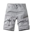 thumbnail image 1 of Shorts Cargo d'Entraînement pour Hommes Légers Randonnée Shorts à devant Plat Shorts de Travail Tactiques avec Multi-Poches, 1 of 6