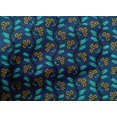 thumbnail image 4 of oneOone Cotton Poplin Fabric Leaves & Floral Block Fabric Prints By Yard 42 Inch Wide, 4 of 4