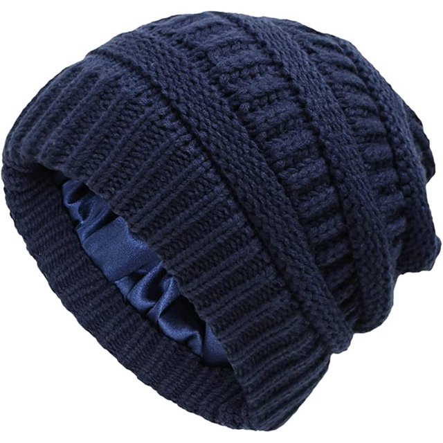 LinYooLi Bonnet Tricoté pour Femmes, Bonnet d'Hiver Doux et Chaud