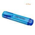thumbnail image 3 of Unique Bargains Highlighter, Broad Point, Blue, 4 Pack, 3 of 6