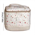 thumbnail image 3 of Meiiso Clearance Sales Today Deals Prime! Cosmetic Bag, Cotton Waterproof Portable Cooler Bag Lunch Bag Handheld Zipper Bag Cotton Storage Bag Cute, Home Textile Storage, 1*Cosmetic Bag, 3 of 7