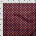 thumbnail image 2 of oneOone Cotton Cambric Dark Red Fabric Robot Cartoon Craft Projects Decor Fabric Printed By The Yard 56 Inch Wide, 2 of 4
