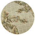 thumbnail image 1 of HomeRoots 350216 7 ft. 6 in. Round Wool Sage Area Rug, 1 of 1