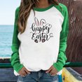 thumbnail image 1 of EGNMCR Chemise Imprimée de Pâques T-Shirts Graphiques pour Femmes Chemises de Pâques Mode Décontractée Manches Longues Imprimées Chandails en Molleton Hauts T-Shirts pour Femmes, 1 of 5