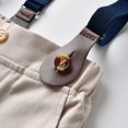 thumbnail image 5 of LSLJS Complet pour Garçons Costume Formel pour Enfants Complets pour Garçons Ados Décontracté T-Shirts à Manches Courtes Col Rond Col Bouton Pantalons Longs Ensembles Tenues de Gentleman Complets Complets pour Garçons Vêtements pour Enfants Tendance 2024, 5 of 5