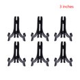 thumbnail image 1 of facefd 6pcs Plastic Easels Plate Holders Display Dish Rack Picture Frame Photo Book Pedestal Stand, 1 of 9