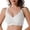 White, variant on Seamless Wirefree Everyday Comfort Bra for T Shirt Tops with Lace Trim and Soft Support—Unlined Bralette for Home and Casual Wear