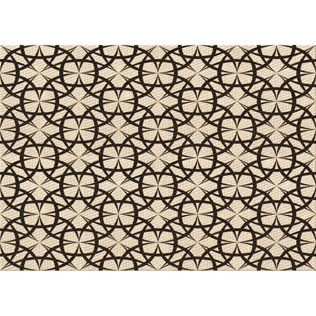 Ahgly Company Machine Washable Indoor Rectangle Transitional Chocolate Brown Area Rugs, 7' x 9'