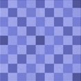 thumbnail image 1 of Ahgly Tapis d'Intérieur Lavable en Machine Carré Bleu Denim, 6 Pieds Carré, 1 of 7
