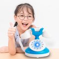 thumbnail image 4 of Riforla Kids Role Play Telephone Set Realistic Toy Bule with Lights & Sounds Education bule, 4 of 4