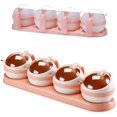 thumbnail image 1 of Boîte à Épices, Support à Épices Pots à Condiments, Conteneur de Rangement, 4 Pcs avec Couvercle et Cuillère Rose4, 1 of 5