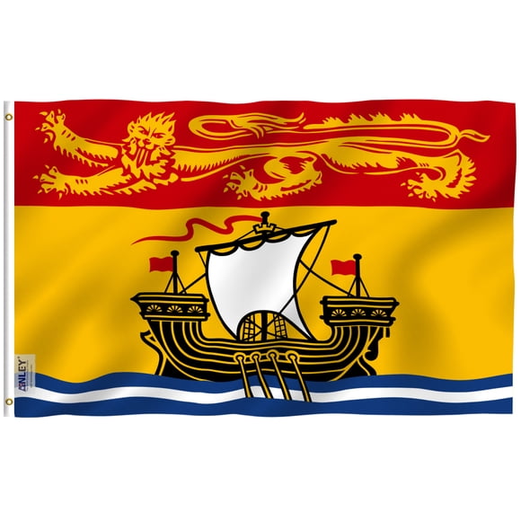 ANLEY Fly Breeze 3x5 Foot New Brunswick Flag - Canadian Province of New Brunswick Flags