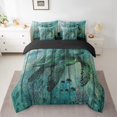 thumbnail image 2 of YST Aqua Sea Turtle 7-Piece Comforter Set, Marine Ocean Theme, Full Size, 2 of 4