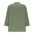 thumbnail image 5 of Swstbby Liquidation d'Économies d'Été! Hauts d'Été pour Femmes, pour Femmes T-Shirts d'Été Décontractés à Manches Courtes à Col Rond Amples Blouse Vert m, 5 of 5