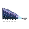 thumbnail image 2 of Mistaha 60 inch Projection Screen Portable Foldable Projection Screen 16:9 Polyester Projector Screen for Home, 2 of 8