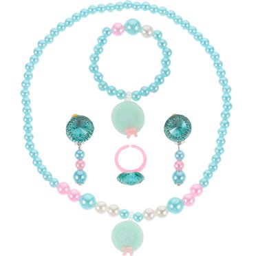 1 Set Play Jewelry Toy for Girls Children Dressing Up Faux Jewelry Toy Kids Cosplay Accessory