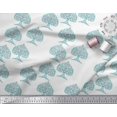 thumbnail image 2 of Soimoi Polyester Crepe Fabric Tree Block Decor Fabric Printed Yard 42 Inch Wide, 2 of 3