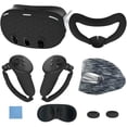 thumbnail image 1 of Ensemble d'Accessoires VR pour Meta Quest 3, Comprend 7 Pcs : Couvre-Visage Protecteur, Poignées de Manette, Couvre-Casque, Protecteur d'Objectif et Couvre-Coquille, 1 of 8