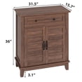 thumbnail image 2 of Buffet Bahut – Armoire de Rangement Style Ferme Moderne avec Tablettes Réglables à 3 Niveaux et Tiroir pour Cuisine, Salle à Manger, Entrée – Fini Contrastant, 2 of 8