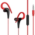 thumbnail image 2 of Hicess Wired Earphone Sensitive Noise Reduction Comfortable 3.5mm Stereo Ear Hook Earbud for Calling, 2 of 8