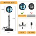 thumbnail image 5 of Sunset Projection Lamp LED Lighting USB Charging Romantic Night Light for Photog, 5 of 5