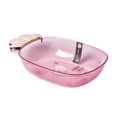 thumbnail image 2 of Snack Tray Creative Shape Food Grade Large Capacity Stackable Transparent Save Space Plastic Dry Fruit Sundries Organizer Tray Decoration Home Supplies, 2 of 8