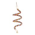 thumbnail image 1 of GROWTH TANK Bird Rope Perch Stand Parrot Climbing Rope for Lovebirds Cage Standing Toy 39.37inch, 1 of 9