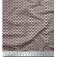 thumbnail image 1 of Soimoi Poly Georgette Fabric Leaves Small Print Fabric by The Yard 42 Inch Wide, 1 of 3
