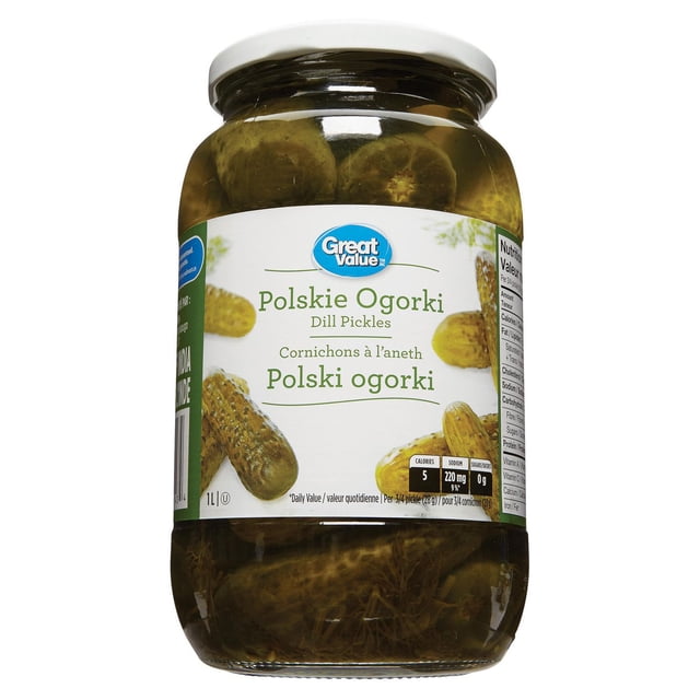 Great Value Polskie Ogorki Dill Pickles