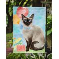thumbnail image 3 of Carolines Treasures CK3174GF Siamese Happy Birthday Garden Size Flag, 3 of 3