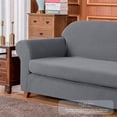 thumbnail image 2 of Subrtex 1-Piece Stretch Sofa Slipcover Non Slip Couch Cover, Texture Grid Pattern, 2 of 5