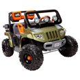 thumbnail image 2 of Fisher Price Power Wheels Arctic Cat Kids Ride On Electronic Vehicle, Army Green, 2 of 9