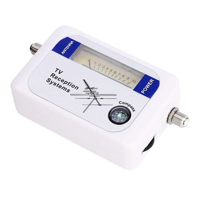 TV Meter, Professional Digital TV Finder Mini Finder With Backlight Function TV Antenna Strength Meter Detector
