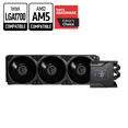thumbnail image 5 of MSI MEG CoreLiquid S360 - AIO CPU Liquid Cooler - 2.4" IPS Display - LGA 1700 Ready - 360mm Radiator - Triple 120mm Silent Gale P12 Fans, 5 of 5