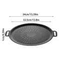 thumbnail image 2 of Product Classification Baking Trays & Trays – Non Stick Round Pan for Even Heating Multifunction Korean Grill Plate for Home Kitchen Camping and Travel Grill and Fry Pan, 2 of 7