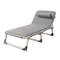 thumbnail image 3 of Folding Bed Single Person Folding Bed Camping Folding Bed Camping Bedchair Single Bed Recliner Folding Bed Single Person Folding Reclining Lounger For Camping Office Lunch Break, 3 of 8