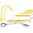 thumbnail image 1 of ISOP Rope Ladder Fire Escape Use | Emergency Exit Ladder 8/13/16/25/32 ft | Retractable Safety Rope Ladders with Carabiners – Lightweight & Compact | Multi Function | Reusable, 1 of 8