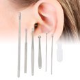 thumbnail image 3 of Ensemble de Cuillères en Spirale, Nettoyeur d'Oreilles Antirouille Ensemble de Cure-Oreilles 7 Pcs Léger Durable pour la Maison, 3 of 8