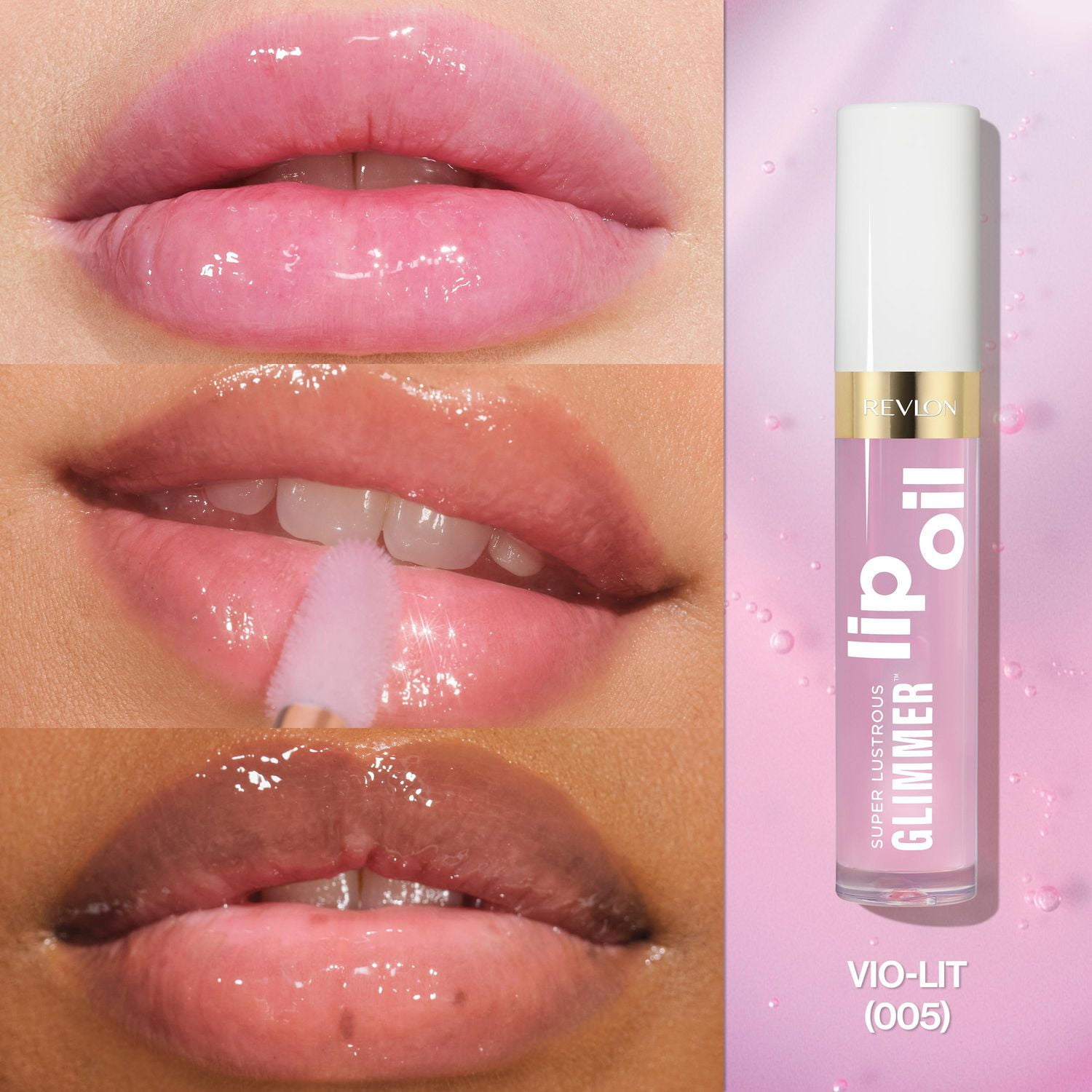 Huile à lèvres Super Lustrous Glimmer™, Hydratante