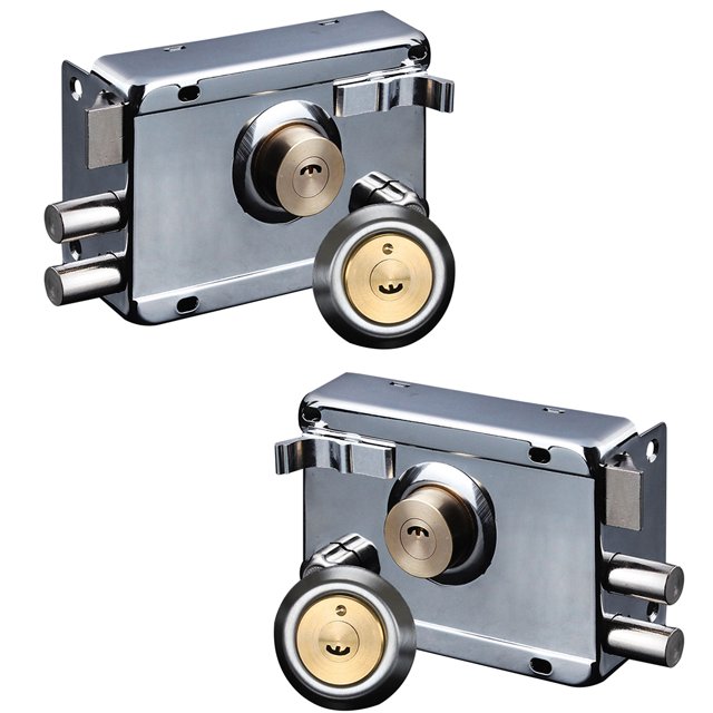 Exterior Iron Door Locks Security gate lock Security anti-theft Anti-theft Lock Multiple Insurance Lock Wood Gate Lock Hardware