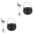 thumbnail image 2 of yingyy Halloween Witch Cauldrons Fog Maker Spooky Mist Effect Festive Decorations Safe To Wide Application silver UK  Plug 2Set, 2 of 6