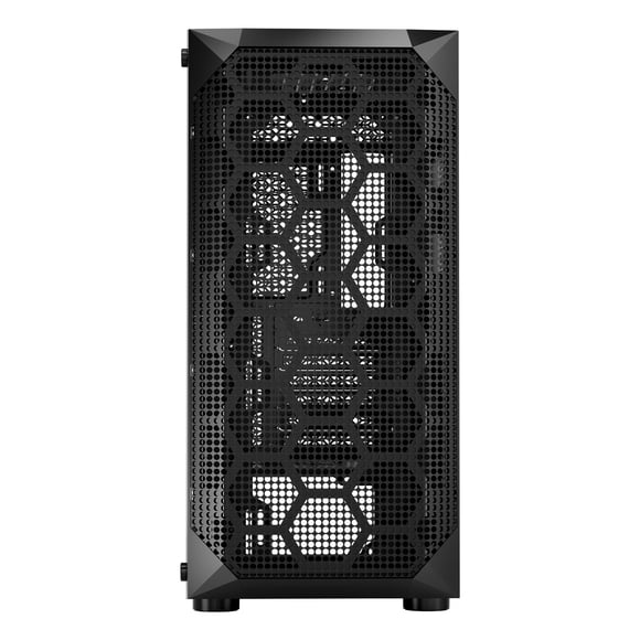 KFFKFF PC Gaming Case, Full-Tower, Computer Case with High-Airflow Panel, Magnetic Dust Filter, 3 x 140mm PWM Fans, Cable Management