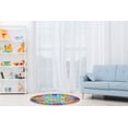 thumbnail image 5 of KC Cubs Playtime Collection ABC Alphabet, Seasons, Months and Days of The Week Educational Learning & Game Oval Area Rug Carpet for Kids and Children Bedrooms and Playroom, 5 of 5